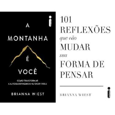 Imagem de kit 2 LIVROS Brianna Wiest A montanha é você + 101 reflexões que vão m