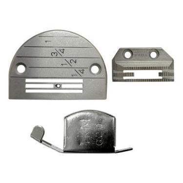 Imagem de Chapa De Agulha Dente 4cc Guia Imã P Maquina Reta Industrial - Adb