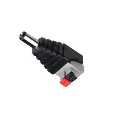 Imagem de Plug p4 2,1 x 5,5 x 14mm c/ engate rapido - Conectores