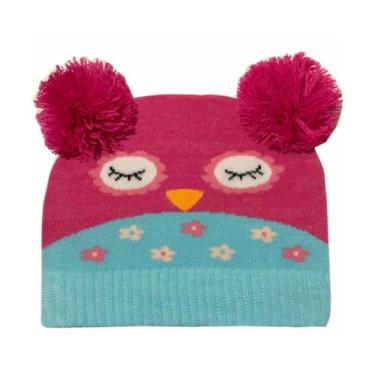 Imagem de Touca Bebê Pompom Menina 0/2 Anos - Rossini, 0-1 Ano, Pink