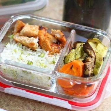 Imagem de Kit 7 Pote de vidro Hermético 1040ml Com Divisoria Alimentos - QUALITY