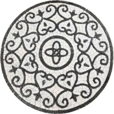 Imagem de Piso Em Mosaico Romano Itálico Tamanho 120cm