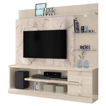 Imagem de Estante Home Theater Alan Calacata Off White – Madetec 