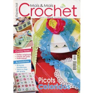 Imagem de Revista Portuguesa Mais e Mais Crochet Ed. Especial n 17 - Picots Colo