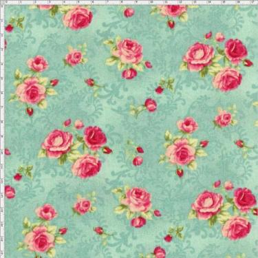 Imagem de Tecido Estampado para Patchwork - Millyta Four Seasons Rosas com Arabe