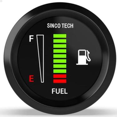 Imagem de Marcador Medidor Digital Nível de Combustível Universal 12V Lorben