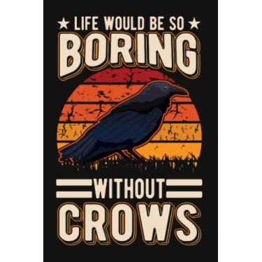 Imagem de Notebook With Crow: Crow Raven Carrion Husbandry Breeder / 6x9 Inches / 120 graph Sites