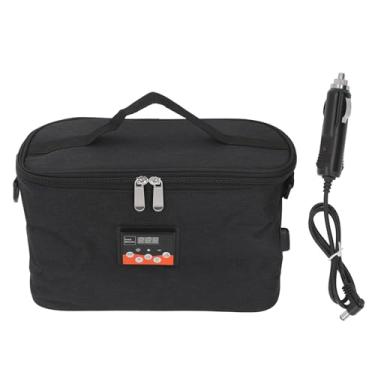 Imagem de Lancheira Elétrica Portátil, Aquecedor de Alimentos, Bolsa Aquecedora de Carro, Bolsa de Aquecimento 30W Display de Temperatura Ajustável de 8L Com Alça Aquecedor Portátil de