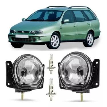 Imagem de Par Farol De Milha Marea Weekend 1999 2000 2001 2002 2003 + Lâmpada