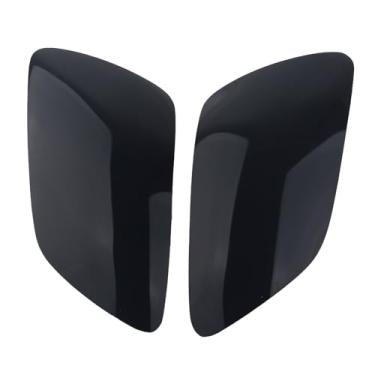 Imagem de FINMOKAL 1 par de protetor de lente de farol de motocicleta compatível com Yamaha YZF R1 1998-1999 (preto)