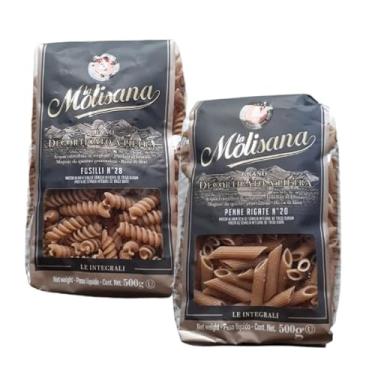Imagem de Kit com 02 Pacotes de Macarrão Italiano de 500g cada | Macarrão Grano Decorticato a Pietra | FUSILLI N.28 | PENNE RIGATE N. 20