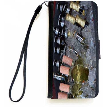 Imagem de Rikki Knight Capa carteira flip Beer on Ice com aba magnética para Apple iPhone 5c