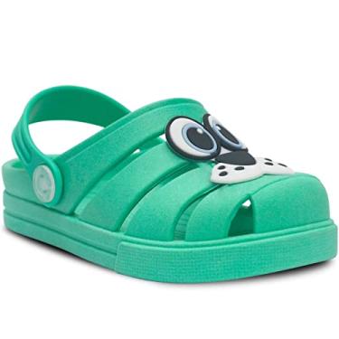 Imagem de Sandalia Babuche Menino Nº 19 Ao 28 Moda Infantil Masculino 12.75 (Verde, BR, Criança de 4 a 8 anos, Numérico, 28)