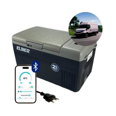 Imagem de Geladeira Portátil P/Van 20 Litros Quadrivolt 12v/24v/110v/220v Elber