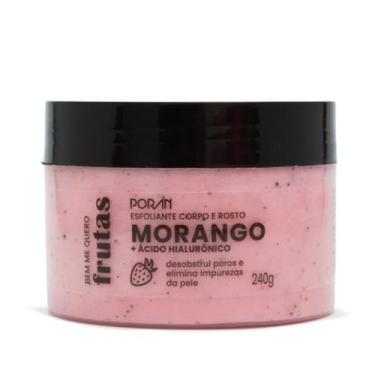 Imagem de Esfoliante Morango Corpo e Rosto Bem Me Quero 240G - Porán