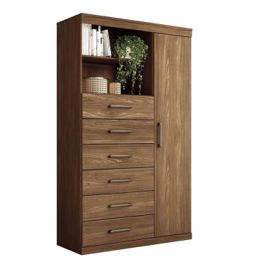 Imagem de Multi-Cômoda Marabá 1.6 com Porta e 6 Gavetas - Santos Andirá