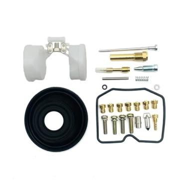 Imagem de Conjunto de 4 kits de reparo de carburador para configuração de diafragma a vácuo e boia para peças de reconstrução Kps Zephyr Zr750-h Zr-7 Zr-7s