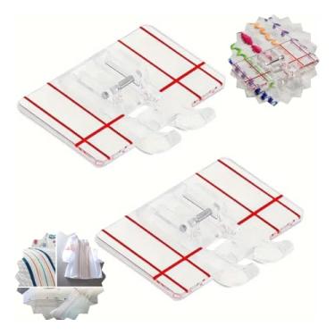 Imagem de Calcador universal Acessório de costura Pé de máquina multiuso Ferramenta para costuras Aparelho calcador versátil Dispositivo plástico para costura Peças Suporte para tecido