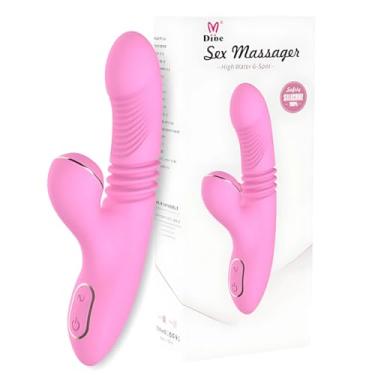 Imagem de Sugador De Clitóris com Vibrador Vai e Vem Aquecimento Ponto G Silicone Recarregável