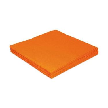 Imagem de Guardanapo Papel Folha Dupla Decorado Liso Laranja - 20 unid - Silverf