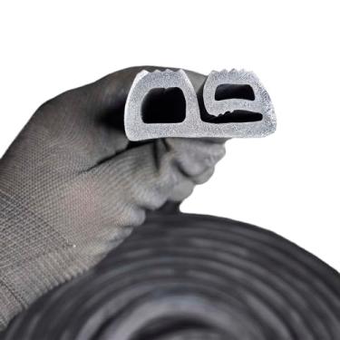 Imagem de Borracha Dupla Gaxeta P/Porta Câmara Fria Frigorífica - 5 Metros Borrachas Londrina