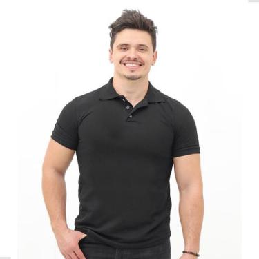 Imagem de Camiseta Polo Masculino Camisa Básica Lisa Uniforme Piquet - Hardseven