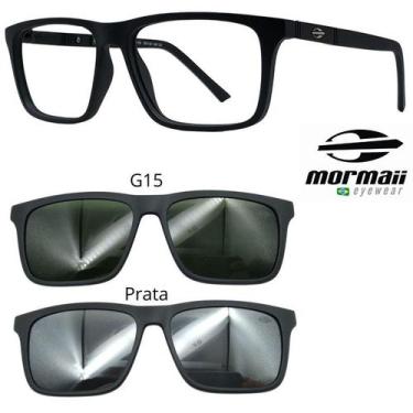 Imagem de Armação de Grau Mormaii Swap 4 6112 A14 com 2 Clipons GP, A14