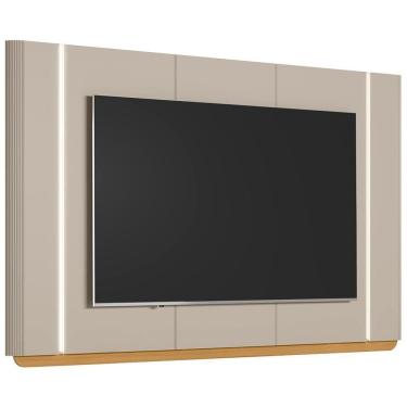 Imagem de Painel Para Tv 75 Pol Com Led 240cm Elysia L05 Tauari Off White Fosco - Lyam Decor