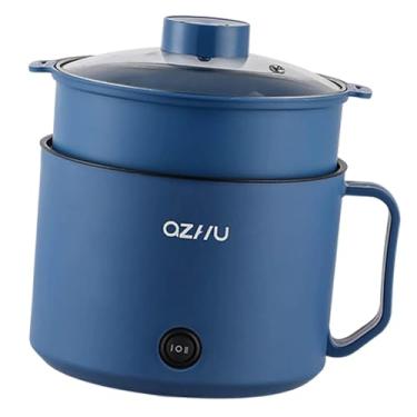 Imagem de DimyFew Macarrão multifuncional de panela de panela elétrica de panela quente panela, Azul