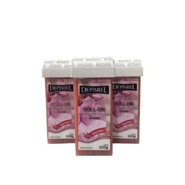 Imagem de KIT 3 Cera Roll-On Depilatória Depimiel Suave