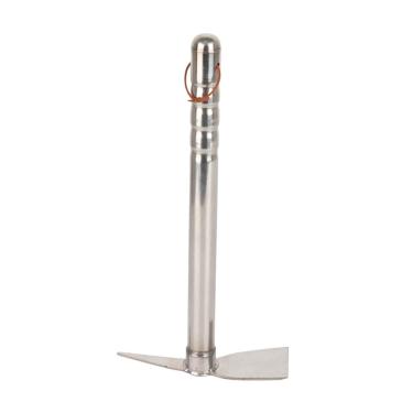 Imagem de Generic Ferramenta de mão do jardim de aço inoxidável Comprimento multiuso 38.5 cm Ferramenta de cultivo para ervas daninhas, Enxada E Picareta