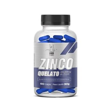 Imagem de Zinco Quelato 29,59mg com 60 Cápsulas Health Labs
