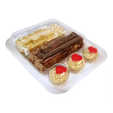 Imagem de Embalagem Kit Festa 2 Fatias De Bolo 3 Docinhos Dueto (40)