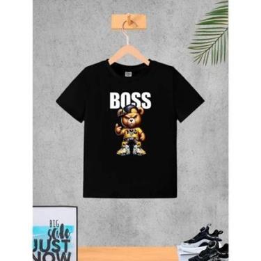 Imagem de Camiseta Infantil Menino Roupa Criança Masculino Verão - loja dinka, 4