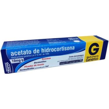 Imagem de Acetato de Hidrocortisona creme dermatológico 30g Genérico Teuto TEUTO