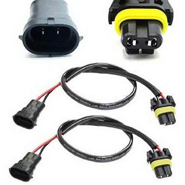 Imagem de iJDMTOY H11 (H8 ou H9) Arnês de arame como reator de xênon para estoque de soquete xenon kit de faróis