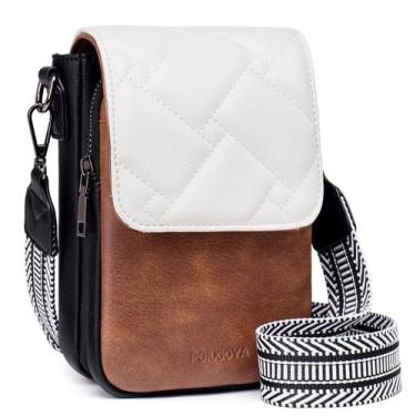 Imagem de Bolsa tiracolo POIUGOYA pequena para mulheres em material vegano