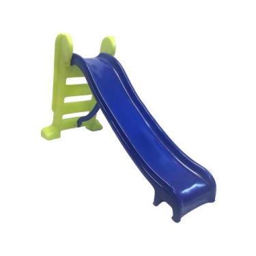 Imagem de Escorrega médio 3 degraus playground infantil 12 cores lindas para men