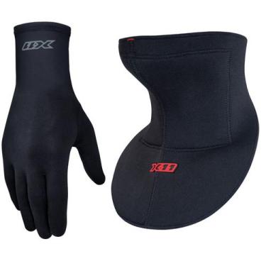 Imagem de Protetor de Pescoço X11 Com Cabo Aço + Luva X11 Thermic, X11, GGG