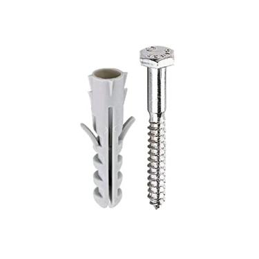 Imagem de Bemfixa 2697 Parafuso Cabeça Sextavada Rosca Soberba com Bucha sem Anel, 8 mm, 2 unidades