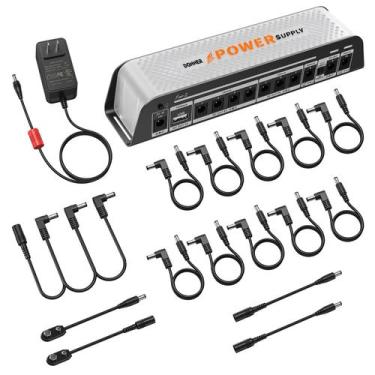 Imagem de Fonte de alimentação para pedal de guitarra Donner DP-Z 9V 11 saídas c