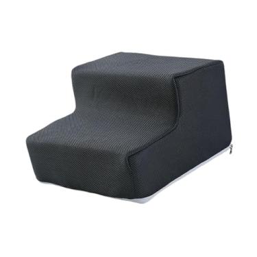 Imagem de Generic Rampa para animais de estimação de 2 degraus, cama de escalada para gatinhos, escadas antiderrapantes e laváveis ​​para cães, escada para animais de, Cinza Escuro