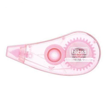 Imagem de Corretivo Em Fita Rosa Claro 5Mm X 6M Tilibra