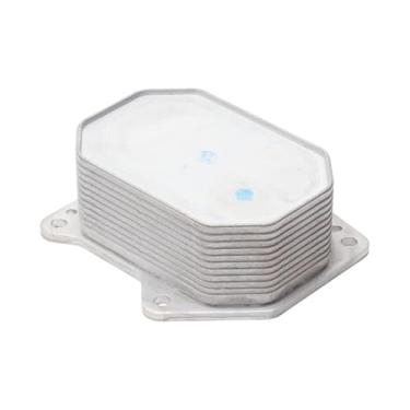 Imagem de ACROPIX Resfriador de óleo do motor para Ford Transit 2.2 TDCi 2006-2018 Refrigerador de óleo de transmissão Trans Cooler No.1103Q1 Liga de alumínio tom prateado 1 peça carro