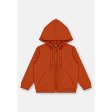 Imagem de Jaqueta Infantil Feminina em Molecotton Básico Up Baby, Marrom, 6