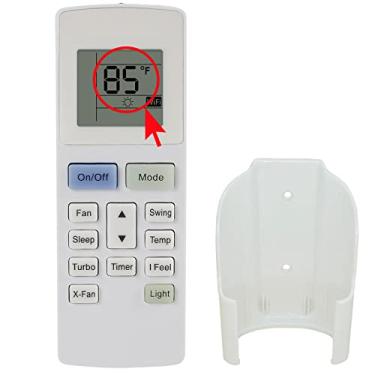 Imagem de XINJISHIMIN Controle remoto de substituição para ar condicionado Friedrich FSHSW09A1A FSHSW12A1A FSHSW18A3A FSHSW24A3A FSHSW36A3A (com suporte de montagem na parede)