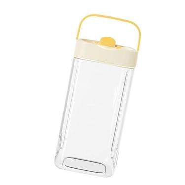 Imagem de Bothyi Jarra de água, dispensador de bebidas, geladeira portátil com alça, bule de frutas, jarra de água para chá gelado, camping, festa, cozinha ao ar livre, Amarelo 3.5l