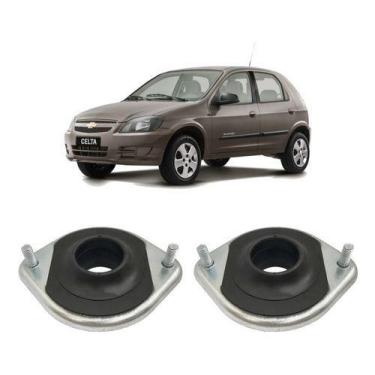 Imagem de Par Coxim Batente Dianteiro Gm Celta 2008 2009 2010 2011 12 - QualyKit