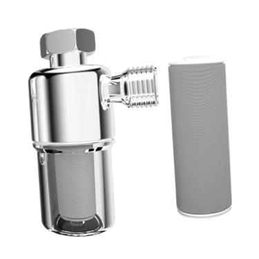 Imagem de Ｂｅｓｇａ Purificador de água de banho com pré-filtro universal resistente ao calor, acessório para pia, cartucho de filtro para banheiro, Cobre