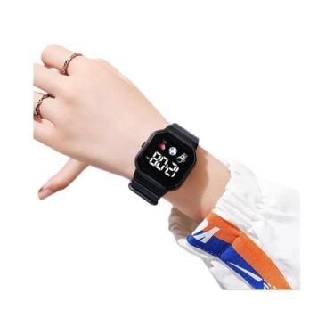 Imagem de Crianças À Prova D'água LED Digital Sport Watch Silicone Strap Relógio